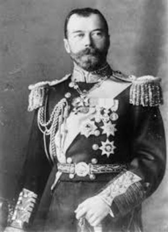 Nicholas II becomes czar of Russia