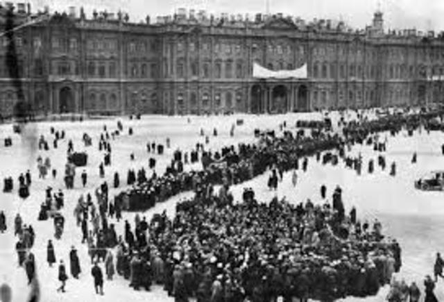 Vladimir Lenin and the Bolsheviks capture Winter Palace