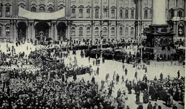 Valdimir and the Bolsheviks capture the Winter Palace