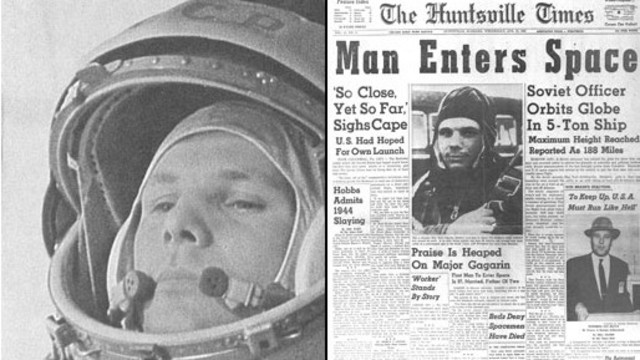 First person in space