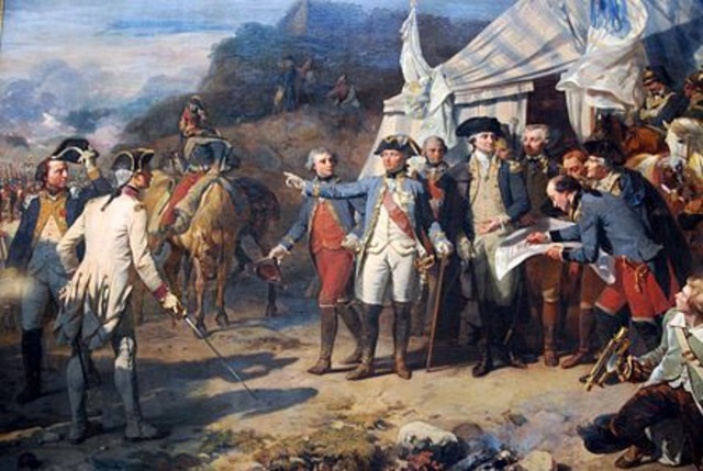 British surrender at Yorktown