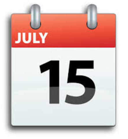 July 15th is my birthday