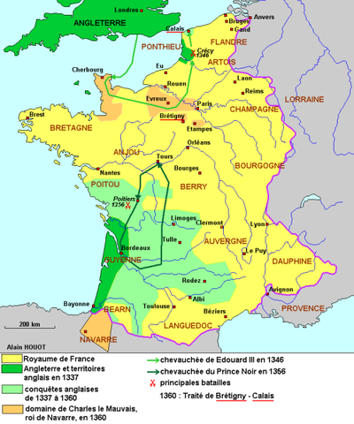 Fin de la Guerre de Cent-ans.