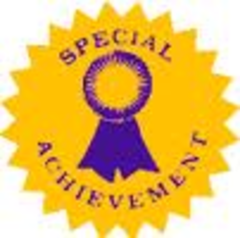 Special Achievement in life