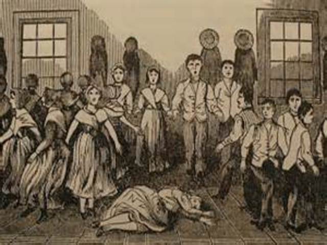 The Shakers started to decrease in number