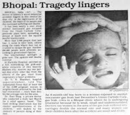 The Bhopal Disaster