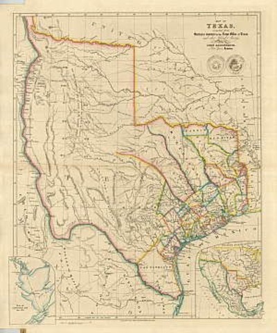 Alonso Alvarez de Pineda maps Texas