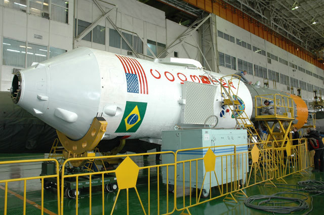 first crew exchange in space