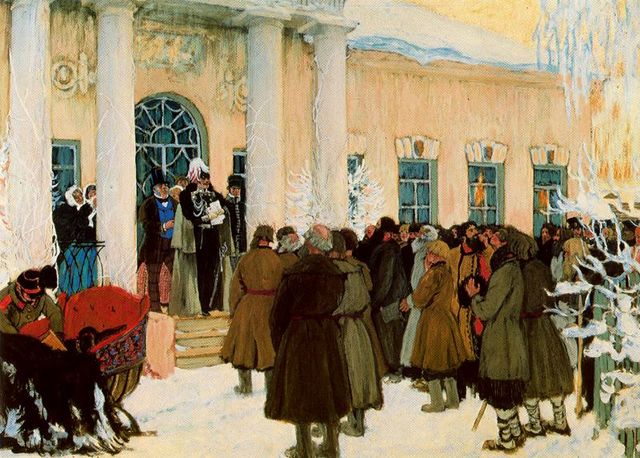 Czar Alexander II Emancipates the Serfs