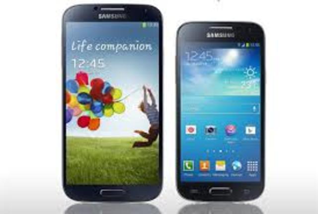 Samsung Galaxy S4.