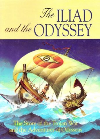 The Iliad and Odyssey recorded in writing