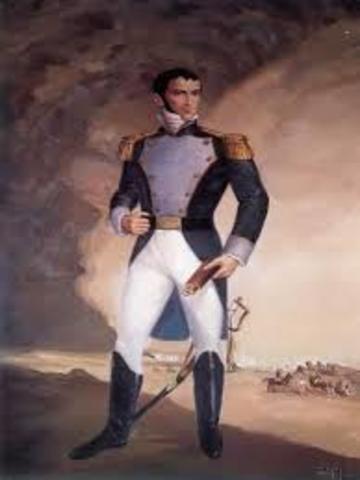 Nicolás Bravo preso en el Rancho de Dolores