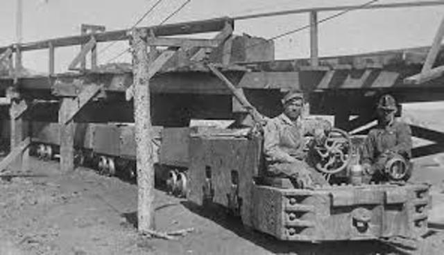 Discouvering large amounts of gold and silver.