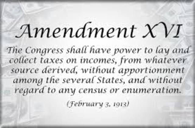 The 16th Amendment