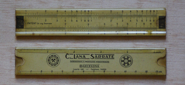 William oughtred creó la regla del calculo