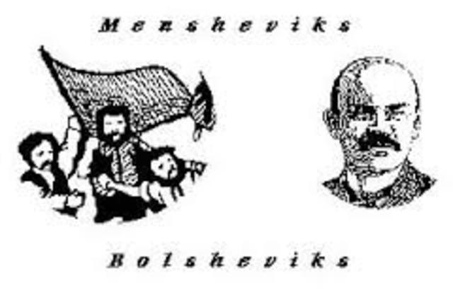 Mensheviks and Bolsheviks