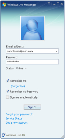 MSN Messenger.