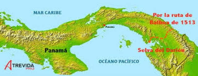 Vasco Núñez de Balboa descubre el Océano Pacífico
