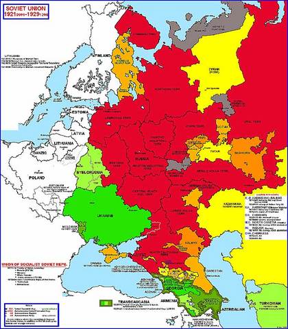creation of the USSR.