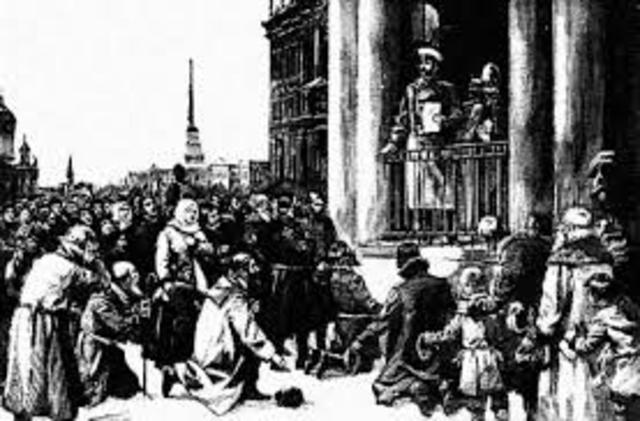 Czar Alexander II Emancipates the Serfs