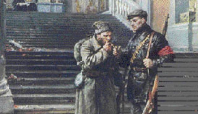 The Social-Democratic Labor Party splits into two groups, Mensheviks and Bolsheviks