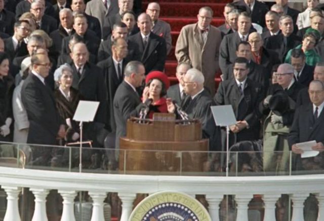 Johnson is elected president