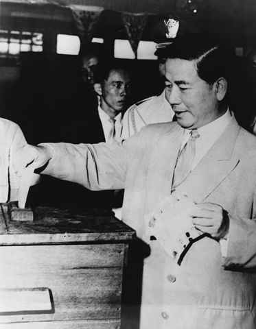 Diem Wins Rigged Election