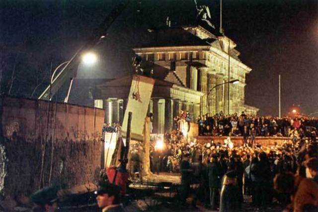 The Berlin Wall Falls