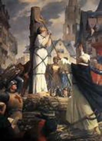 Joan of Arc Executed as a Heretic