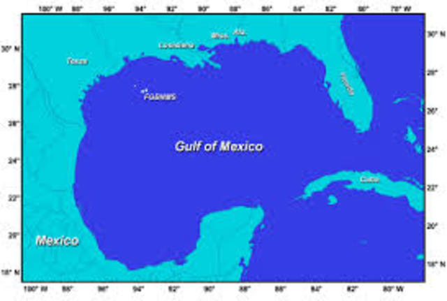 El golfo de Mexico