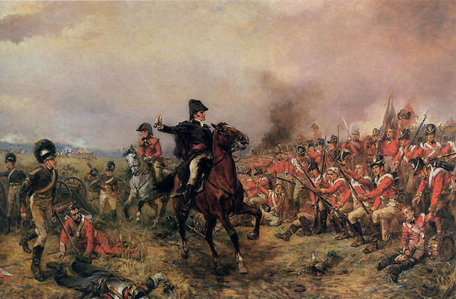 Napolean defeated at Waterloo