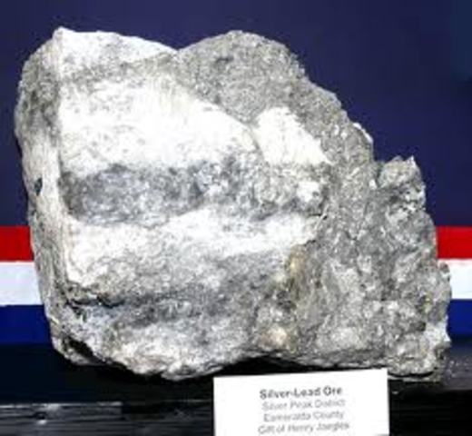 discoveries of large amounts of silver