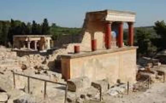 Destruction of Palace at Knossos