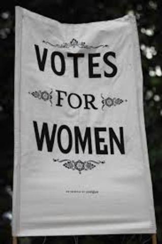 Suffrage Movement Begins