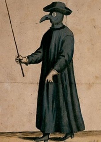 Black death begins in Europe