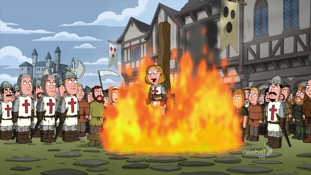 joan of arc burned at the stake