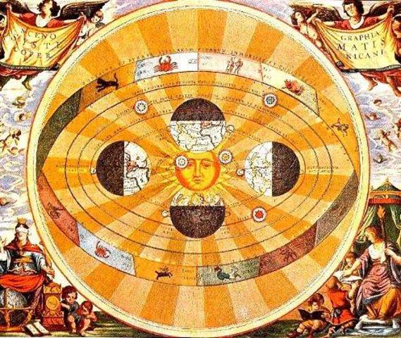 Copernicus publishes Heliocentric Theory