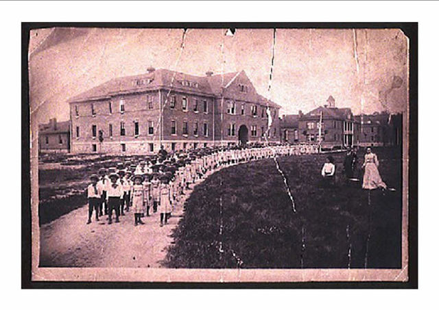 Mt. Pleasant Indian Industrial School Opened
