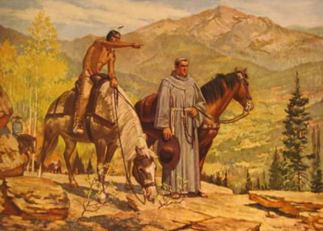 Father Escalante and Father Domininguez explore Utah
