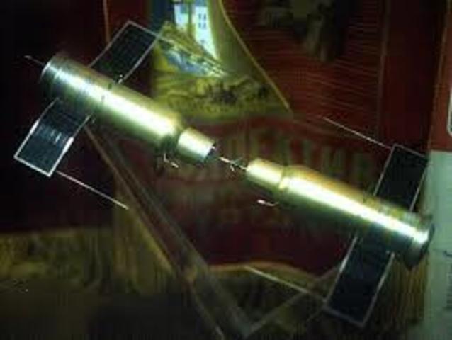 first docking of two remote-controlled space craft.