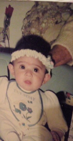 Cuando tenía tres meses.