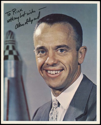 Alan Sheperd, first American to land on moon!