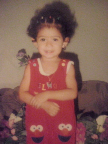 Cuando tenía tres años.