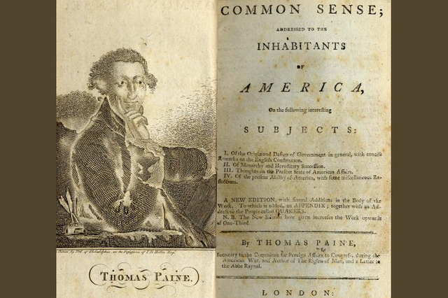 Common Sense; Thomas Paine