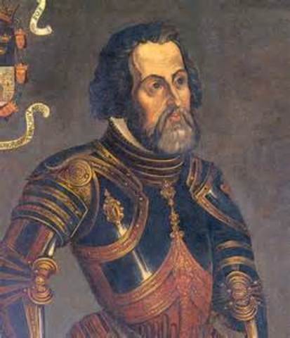 Hernan Cortes Arrives in Mexico