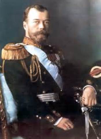 Czar Nicholas II abdicates the Russian throne-
