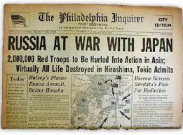 The Russo- Japanese War