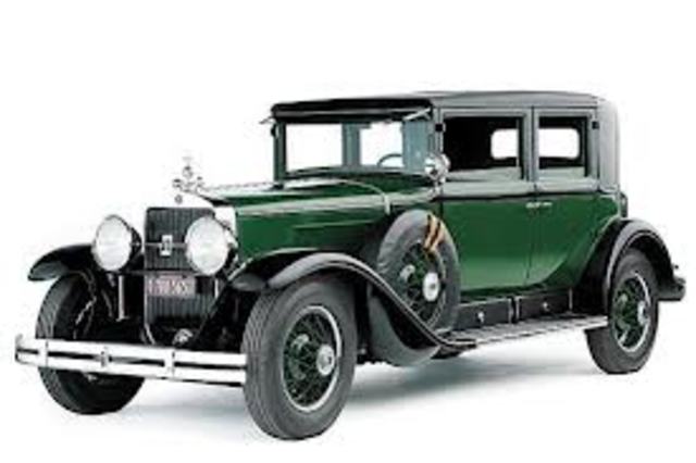 Primer motor instalado en un Cadillac.