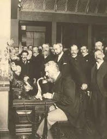 Alexander Graham  Bell patents the Telephone