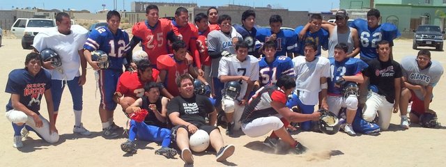 Primer partido de americano